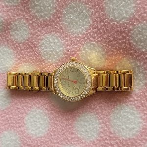 Betsey Johnson Gold watch